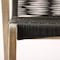 Armen Living Nabila Outdoor Light Eucalyptus Wood and Charcoal Rope Counter and Bar Height Stool 840254333444 - alternate 2
